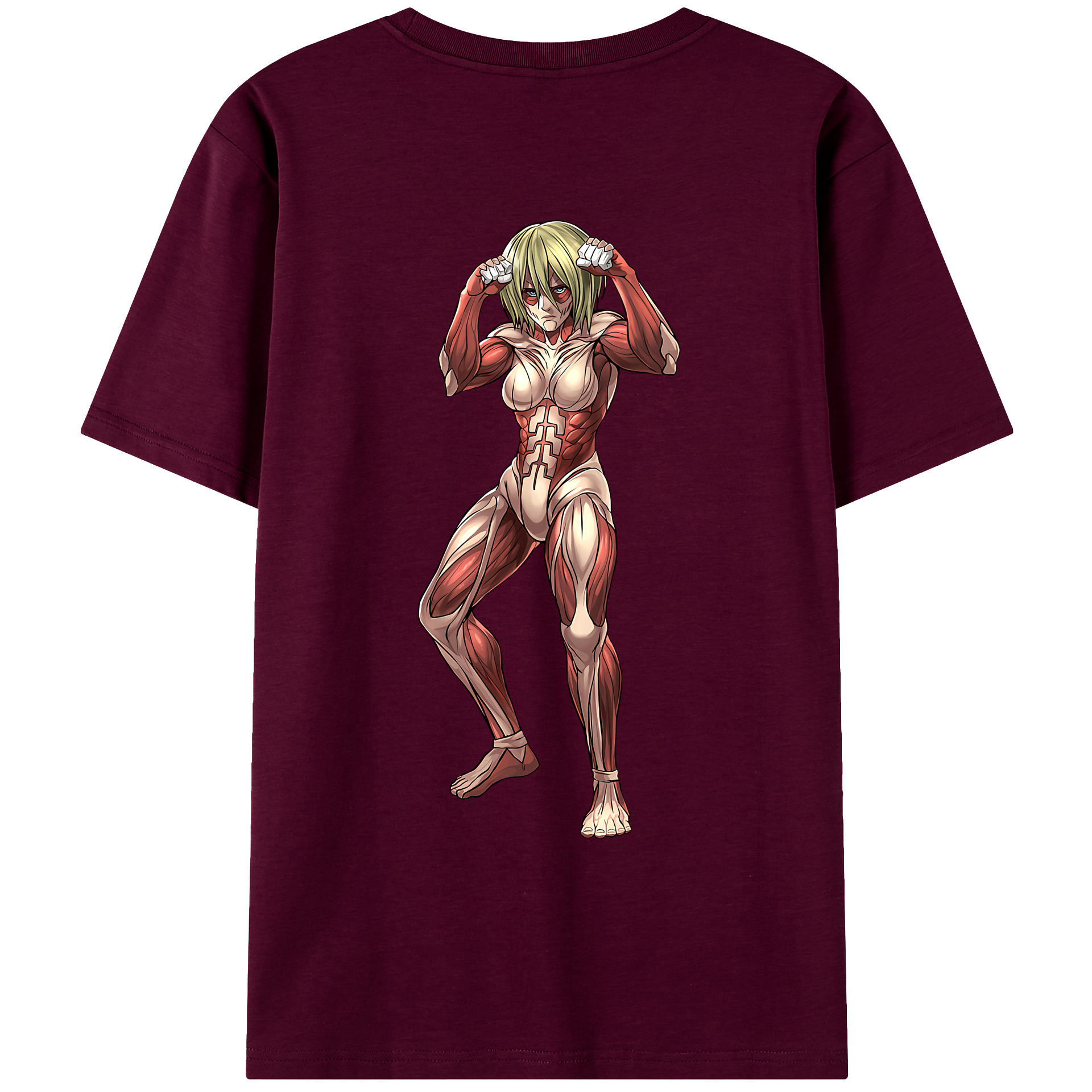 （画像用） 進撃の巨人 Attack on Titan レディース半袖Tシャツ(バックプリント)